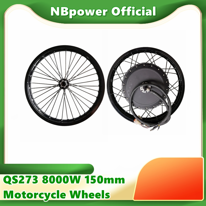 72V 8000W Brushless Hub Motor - QS273 40h v3 Motocykl 17'' 18