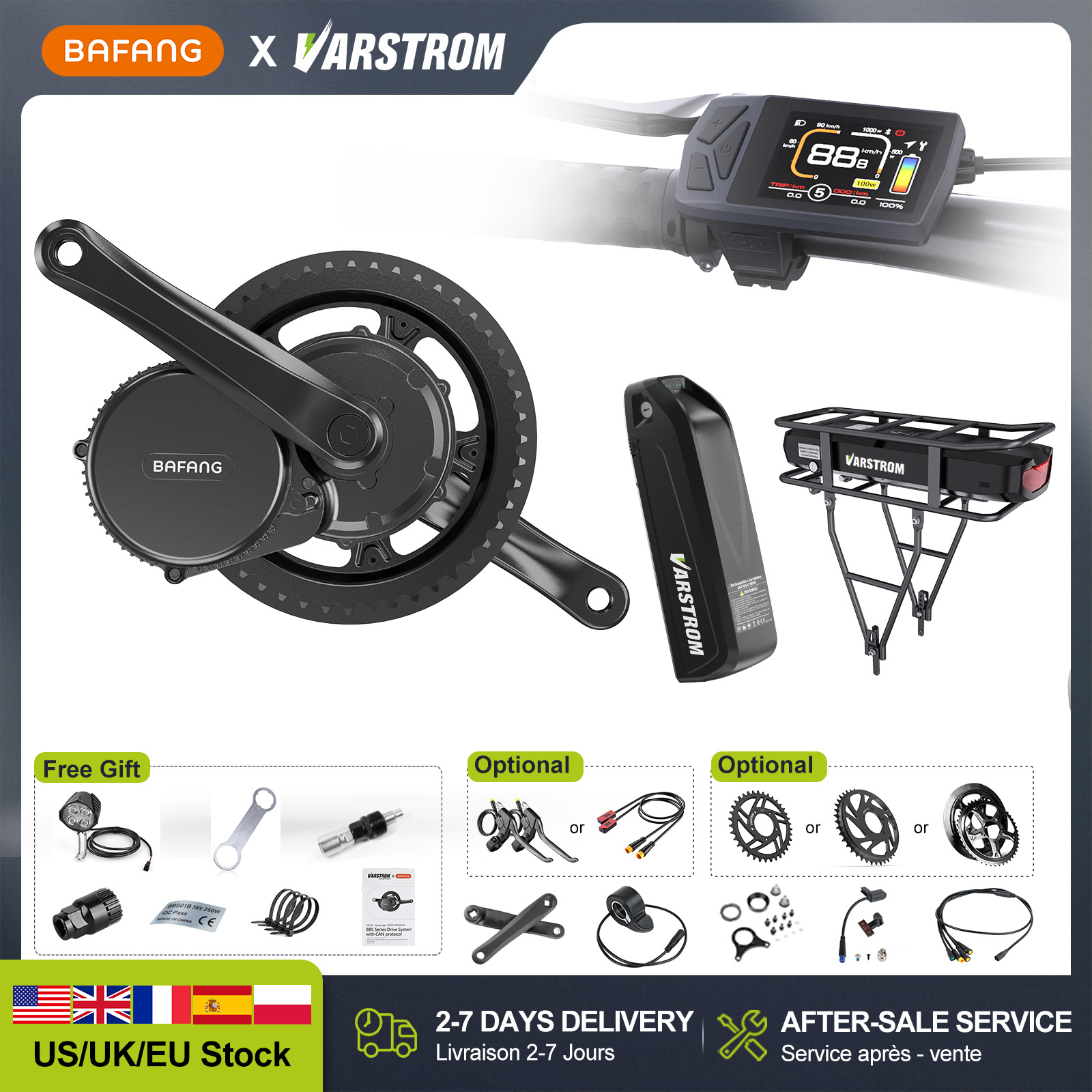 [US Direct] Silnik centralny B – Side Hung Mid Drive Motor Kit recenzja i cena