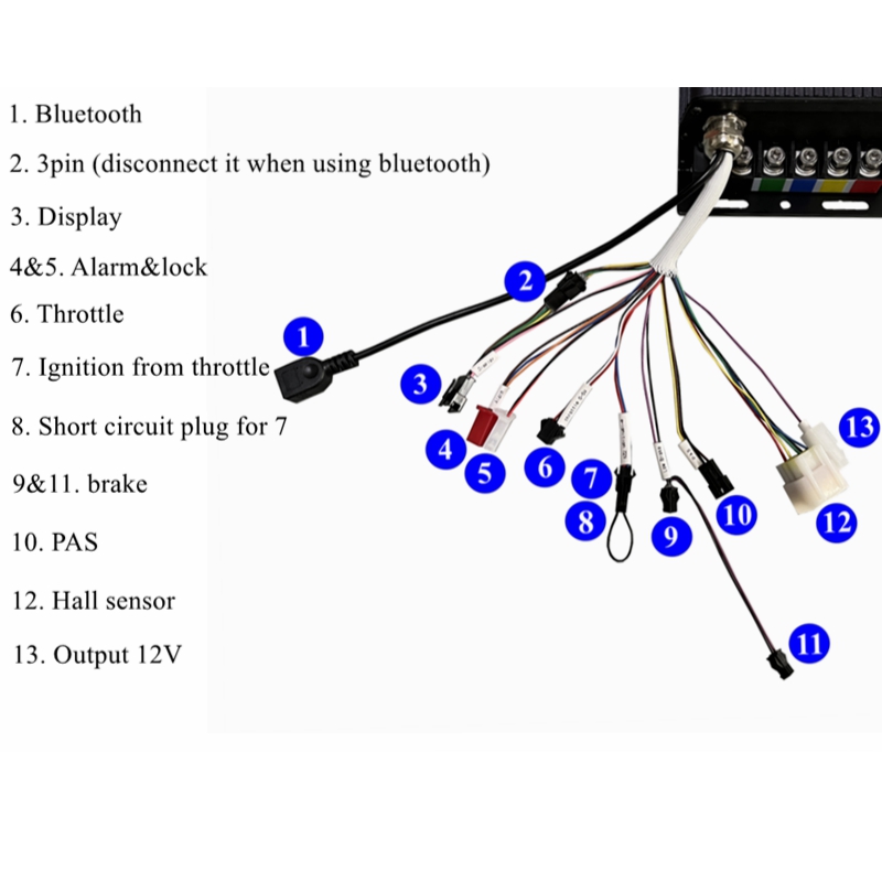 Zestaw do konwersji motocykla  – 5000W Hub Motor Kit 72V recenzja i cena