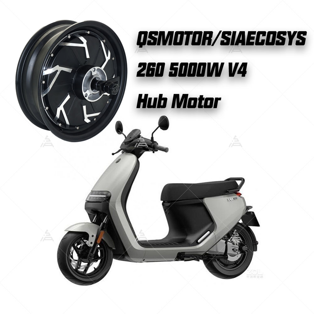 QSMOTOR QS260 V4 5000W 10000W  – Direct Drive Hub Motor 72V 5000W recenzja i cena